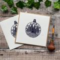 Miniature 🌲Cartes & Étiquettes de Noël en Linogravure - Image 1