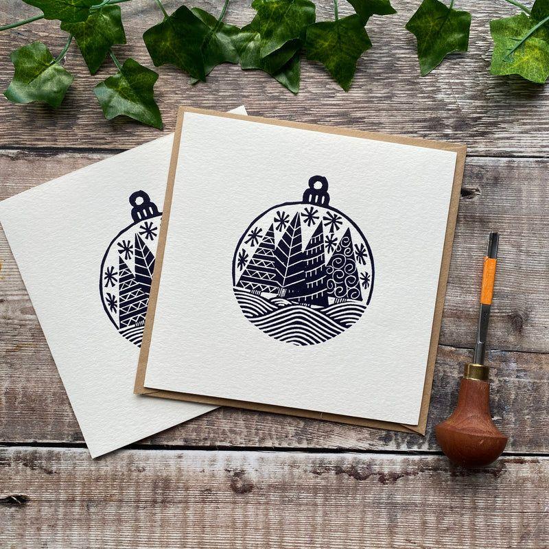 Atelier 🌲Cartes & Étiquettes de Noël en Linogravure - Cours Linogravure à Capinghem - Photo 1