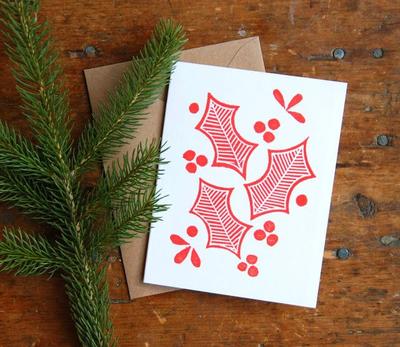 Atelier Cartes & Étiquettes de Noël en Linogravure - Cours Linogravure à Capinghem