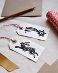 Miniature 🌲Cartes & Étiquettes de Noël en Linogravure - Image 10