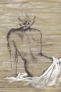 Miniature Dessin - Modèle Vivant Nu - Image 3