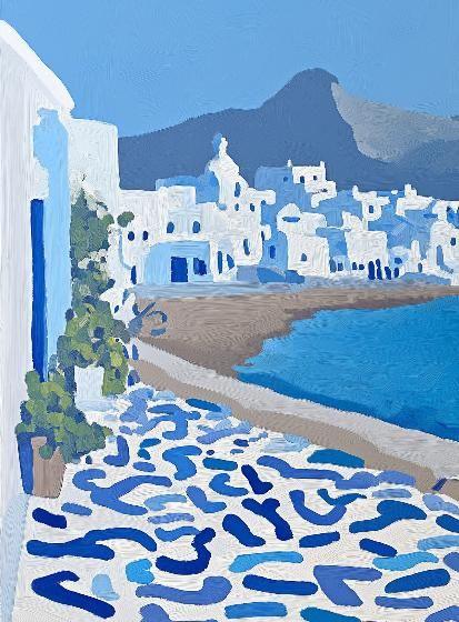 Atelier Peinture acrylique - Villes et Architecture - Cours Acrylique à Capinghem - Photo 1