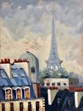 Miniature Peinture à l’Huile - Ville & Architecture - Image 1
