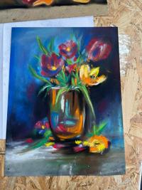 Réalisation Pastel - Fleurs & Nature
