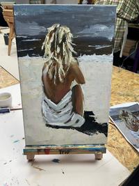 Réalisation Peinture acrylique - Corps et Silhouettes