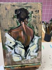 Réalisation Peinture acrylique - Corps et Silhouettes
