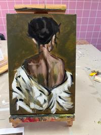 Réalisation Peinture acrylique - Corps et Silhouettes