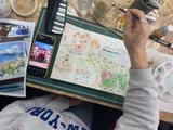 Réalisation ✈️ Carnet de Voyage à l'Aquarelle