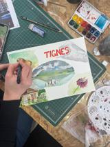 Réalisation ✈️ Carnet de Voyage à l'Aquarelle