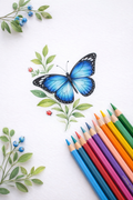 Miniature Dessin aux crayons de couleur - Image 2