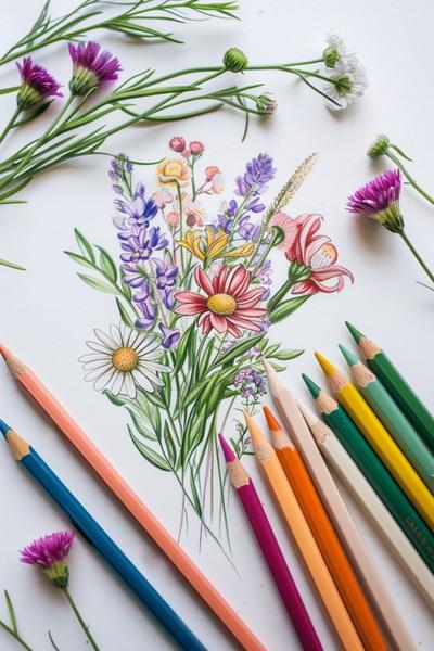 Atelier Dessin aux crayons de couleur - Cours Dessin à Capinghem