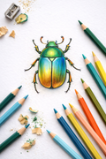 Miniature Dessin aux crayons de couleur - Image 3