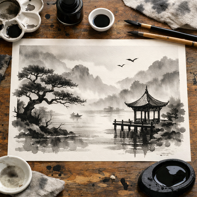 Atelier Lavis – Encre de Chine - Rartistes Capinghem Atelier Atelier Lavis – Encre de Chine - Cours Aquarelle à Capinghem