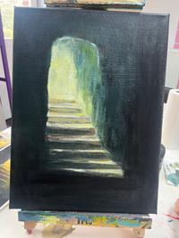 Réalisation Peinture acrylique - Progression