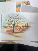 Réalisation Dessin aux crayons de couleur