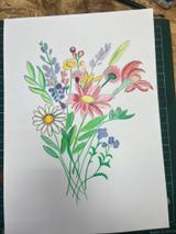 Réalisation Dessin aux crayons de couleur