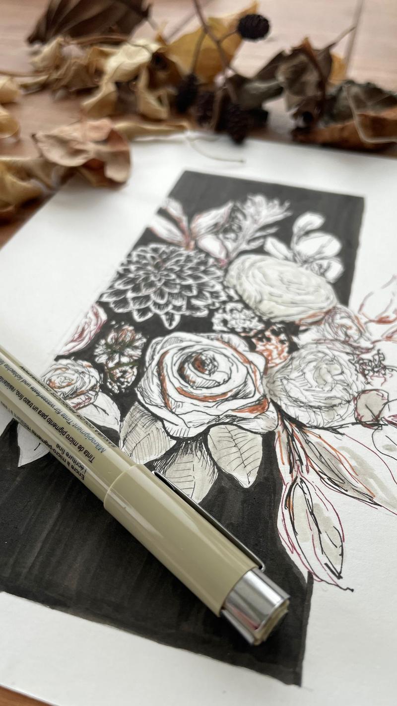 Dessin d'Observation aux feutres liner et crayons - Rartistes Capinghem Atelier Dessin d'Observation aux feutres liner et crayons - Cours Dessin à Capinghem - Photo 1