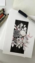 Miniature Dessin d'Observation aux feutres liner et crayons - Image 2