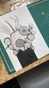 Réalisation Dessin d'Observation aux feutres liner et crayons
