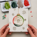 Miniature 🎄 Atelier Aquarelle – Boule de Noël - Image 1