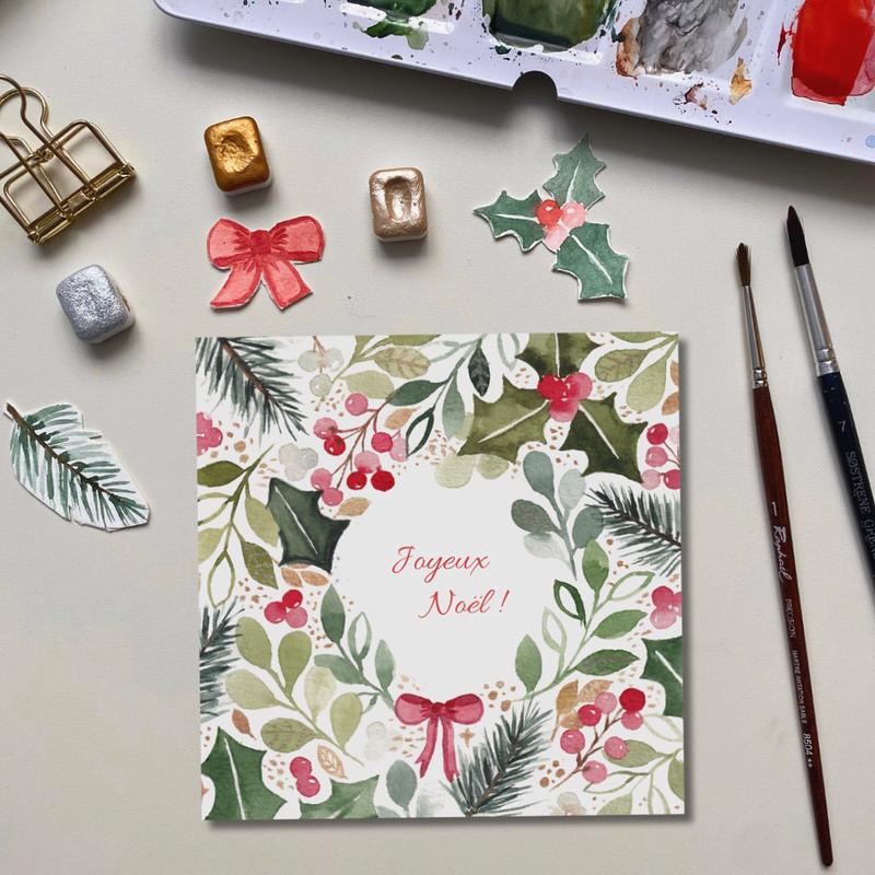 💌 Atelier Aquarelle – Cartes de vœux - Rartistes Capinghem Atelier 💌 Atelier Aquarelle – Cartes de vœux - Cours Aquarelle à Capinghem - Photo 1