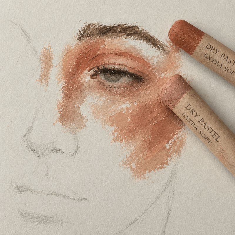 Atelier Pastel – Anatomie du visage - Cours Pastel à Capinghem - Photo 1