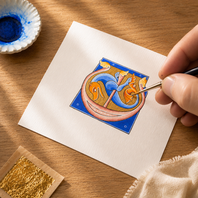 📜 Enluminure Médiévale - Initiation - Rartistes Capinghem Atelier 📜 Enluminure Médiévale - Initiation - Cours Enluminure à Capinghem
