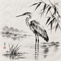 Miniature Peinture chinoise sur papier de riz - Image 4