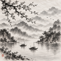 Miniature Peinture chinoise sur papier de riz - Image 6