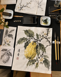 Miniature Peinture chinoise sur papier de riz - Image 2