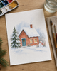 Atelier Atelier Aquarelle – Paysage d’hiver - Aquarelle